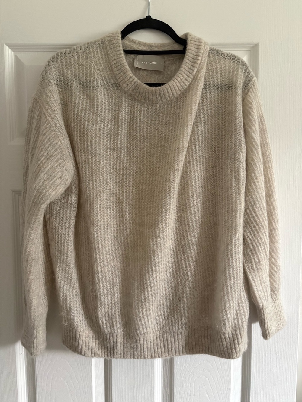 Everlane Cocoon Crew Alpaca Merino Wool Crewneck Sweater